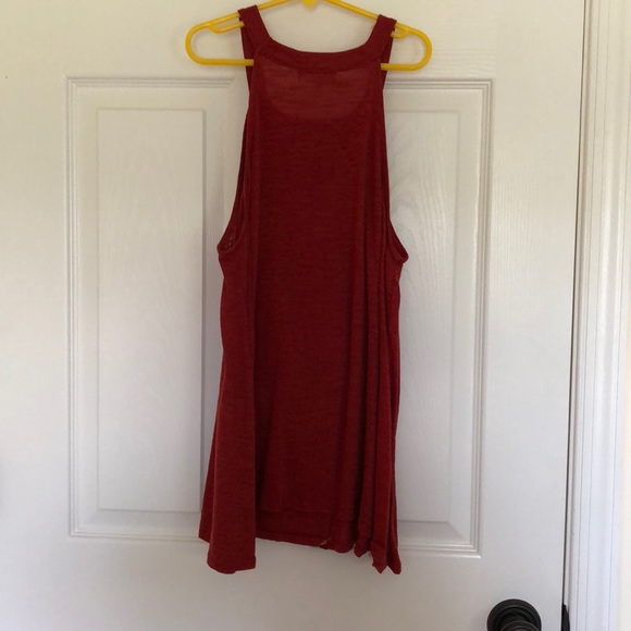 Red high neck tank M - Picture 4 of 4